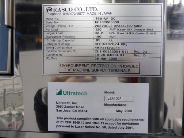 ultratech-lsa100a-laser-anneal